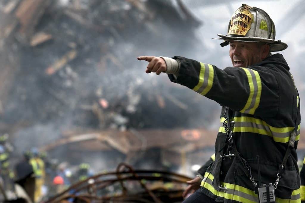 Fireman at Disaster